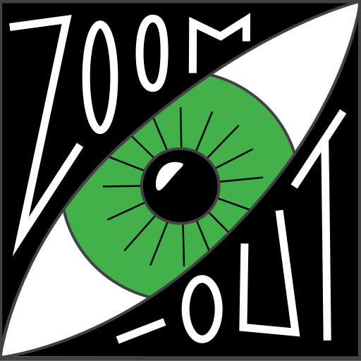 Zoom-Out eye symbol