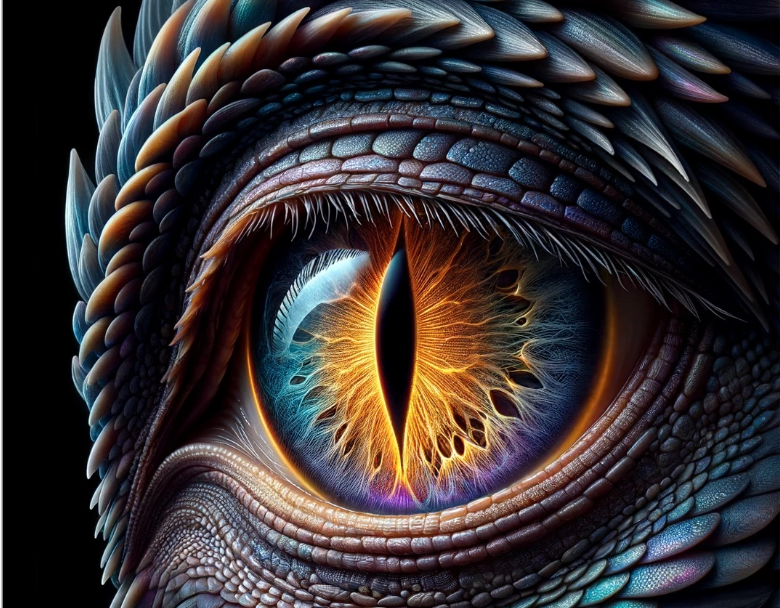 “Golden-eyed Monster” Zoom-Out